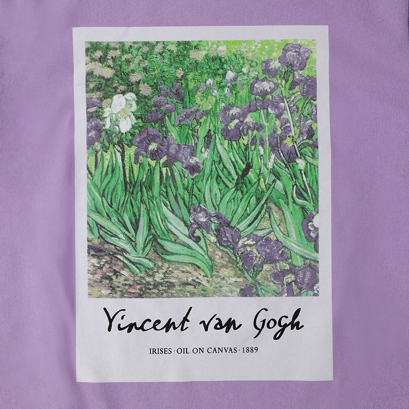 'Vincent van Gogh Irises Oil on Canvas 1889' Graphic Tee
