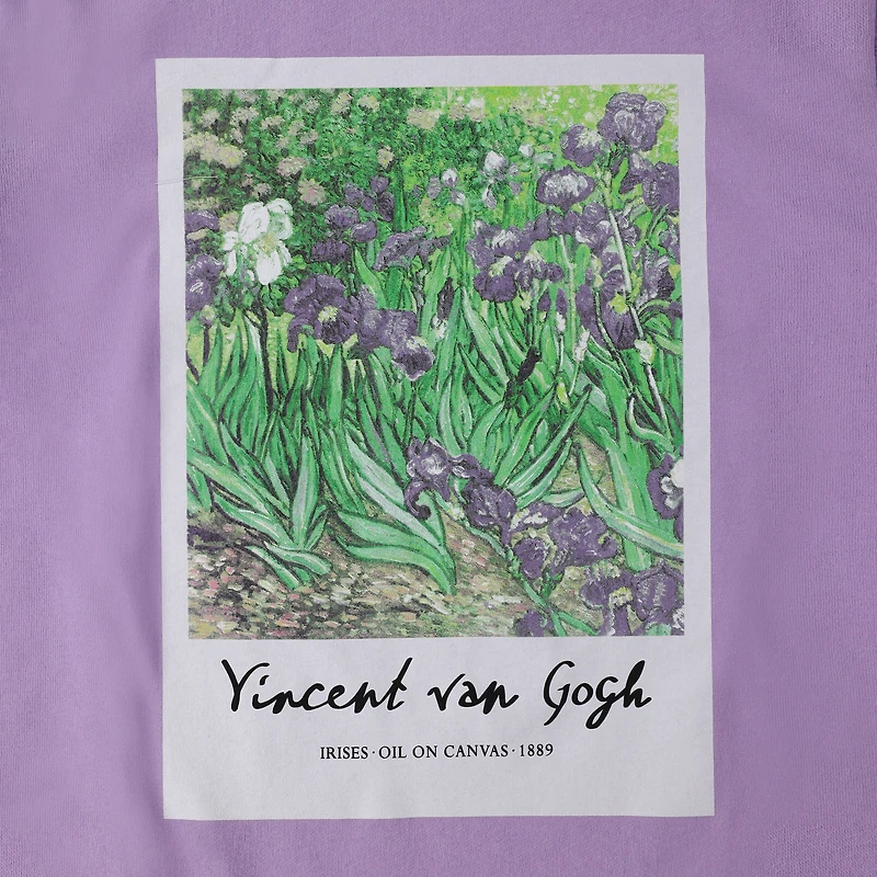 'Vincent van Gogh Irises Oil on Canvas 1889' Graphic Tee