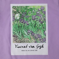 'Vincent van Gogh Irises Oil on Canvas 1889' Graphic Tee