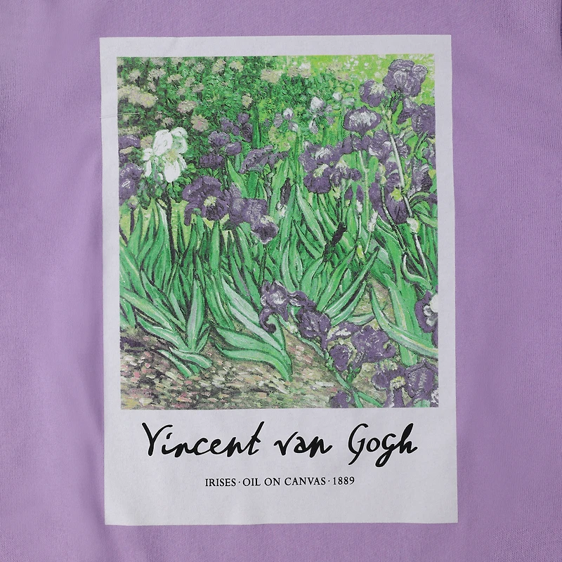 'Vincent van Gogh Irises Oil on Canvas 1889' Graphic Tee