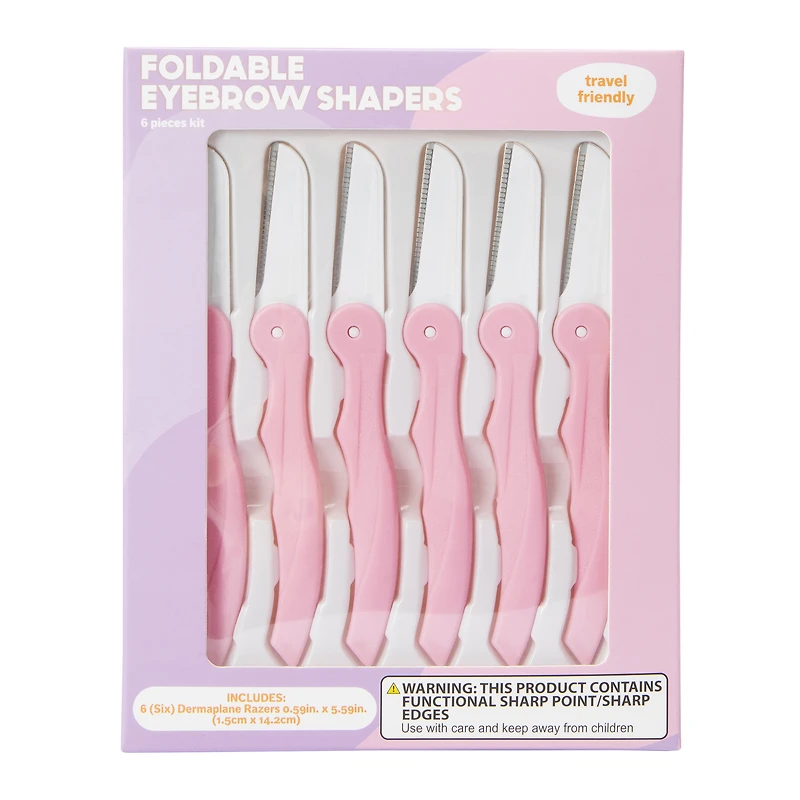 Foldable Eyebrow Shapers 6-Count
