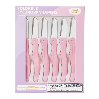 Foldable Eyebrow Shapers 6-Count