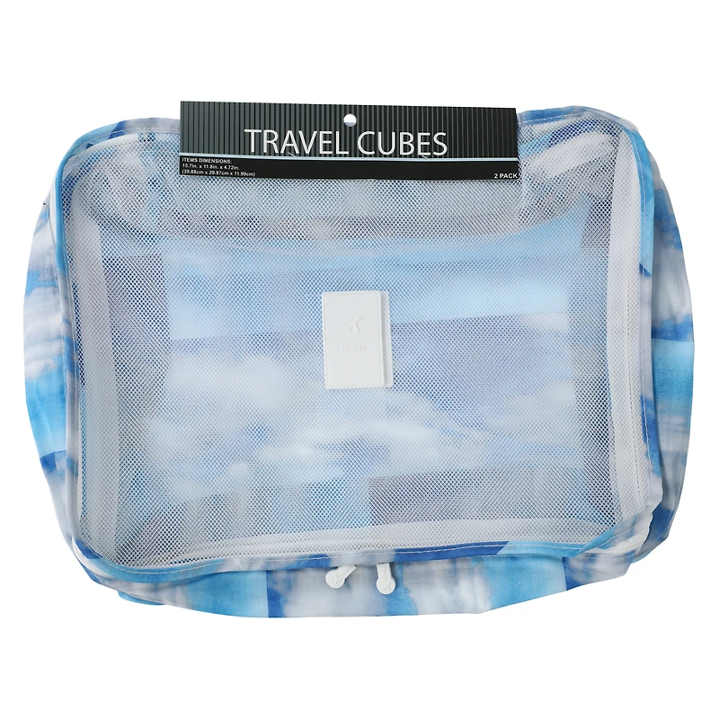 Mesh Travel Cubes 15.7in x 11.8in, 2-Count
