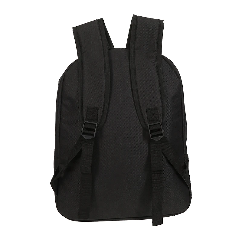 Basic Backpack With Side Pocket 16in