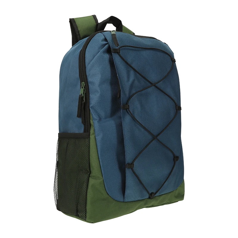 Bungee Webbing Backpack 17in