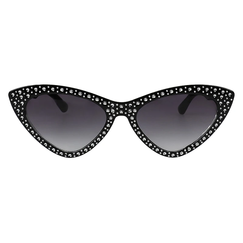 Ladies Rhinestone Cat-Eye Sunglasses