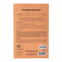 Vitamasques® Diamond Gold Dust Brightening Sheet Mask 0.67oz