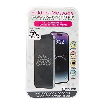 Hidden Message Screen Protector  For iPhone 15 Plus®/14 Plus®