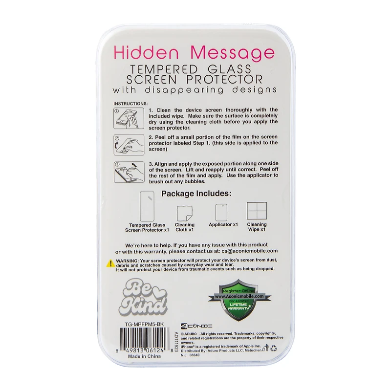 Hidden Message Screen Protector For iPhone 15 Plus®/14 Plus®
