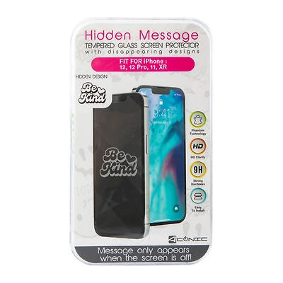 Hidden Message Screen Protector  For iPhone 12 Pro®/12®