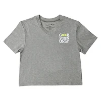 V-Neck Pajama Top - Good Vibes Only