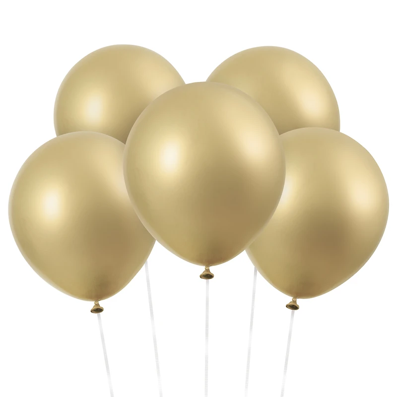 Metallic Latex Balloons 10-Count