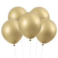Metallic Latex Balloons 10-Count
