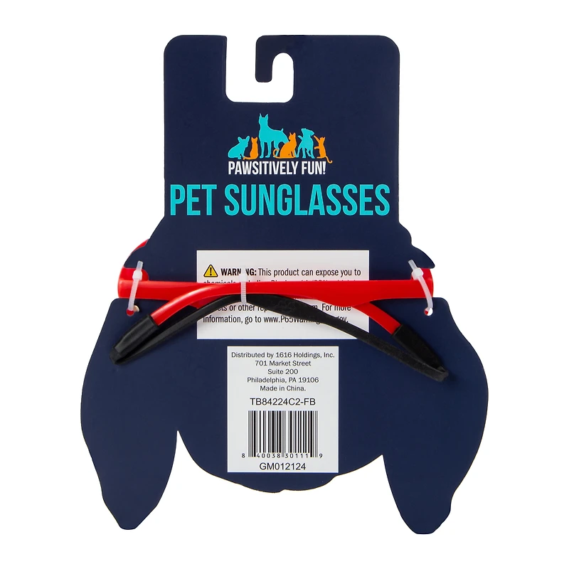 Strawberry Shape Pet Sunglasses