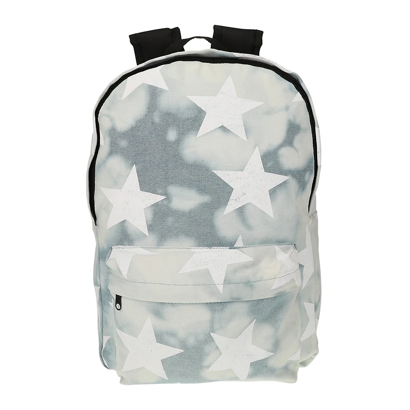 Printed Denim Star Backpack 24in