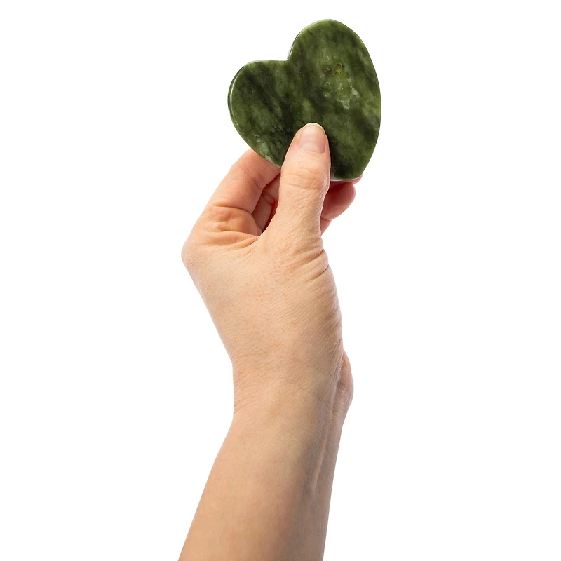 Heart Gua Sha Facial Stone 2.95in x 2.91in