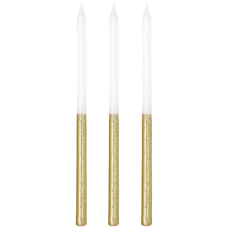 Glitter Dipped Birthday Candles 12-Count