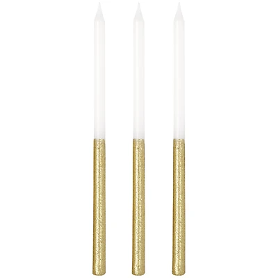 Glitter Dipped Birthday Candles 12-Count