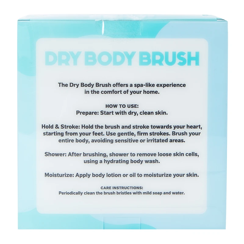Dry Body Brush 4.33in x 4.33in
