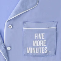 Classic Pajama Top With Quote