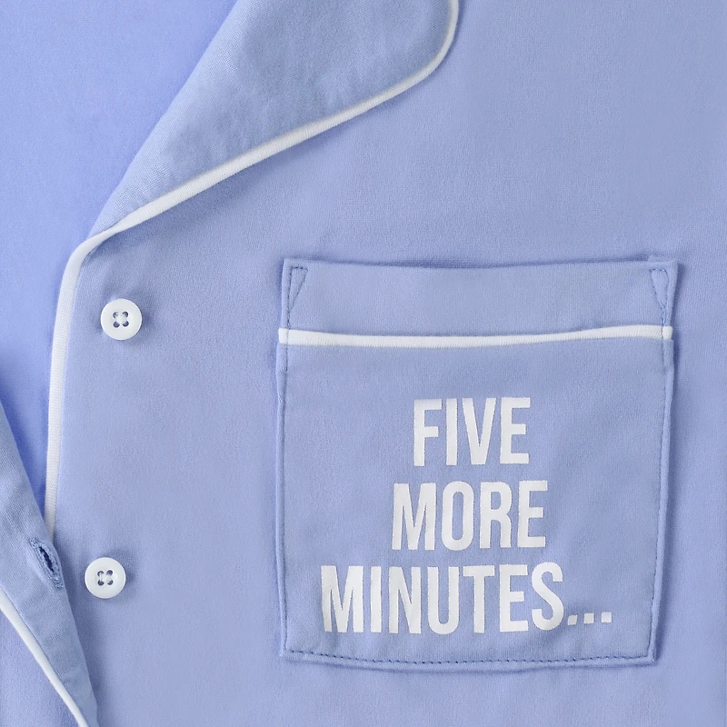 Classic Pajama Top With Quote