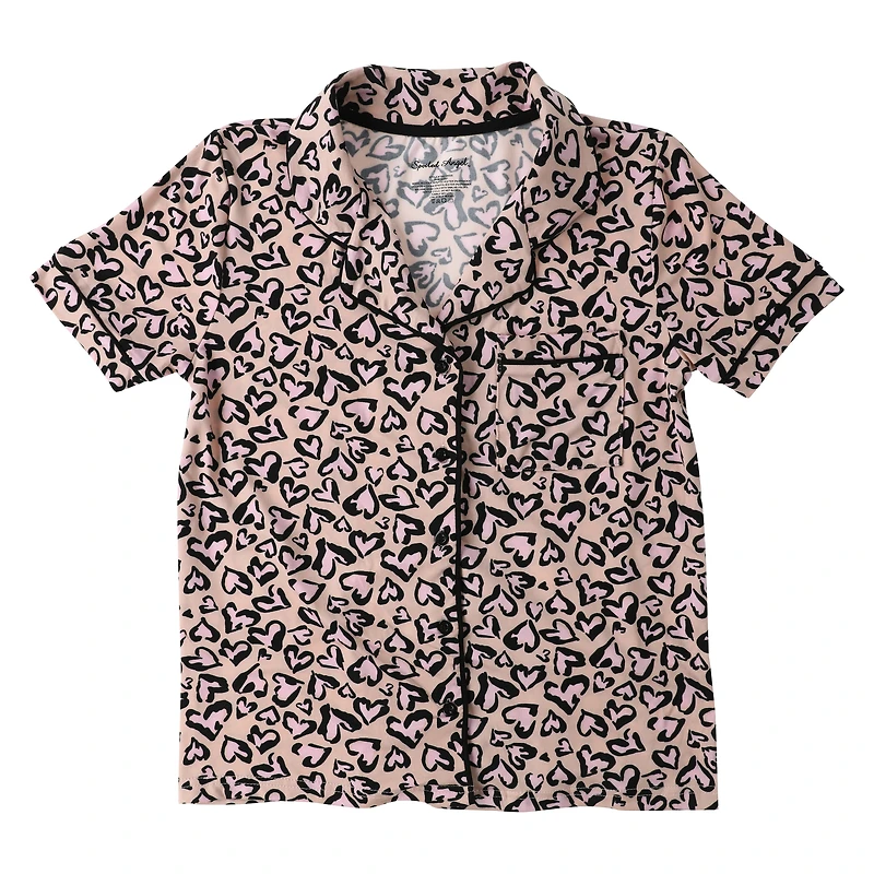 Spoiled Angel™ Pattern Pajama Top