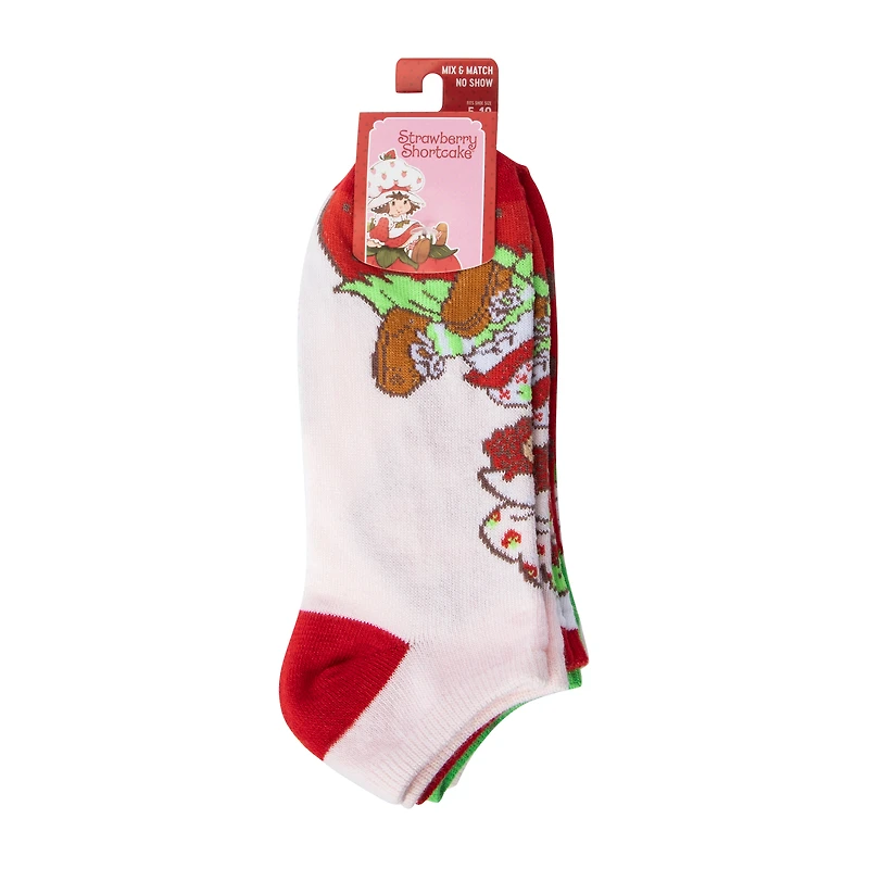 Strawberry Shortcake™ Mix & Match No Show Socks 5-Pairs