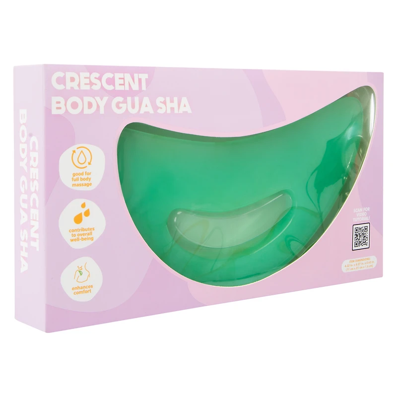 Crescent Body Gua Sha 8.27in x 4.33in