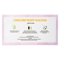 Crescent Body Gua Sha 8.27in x 4.33in