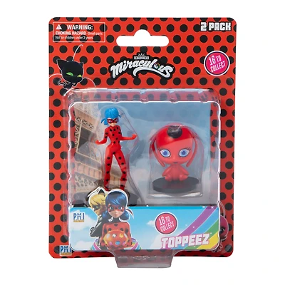Toppeez™ Miraculous: Tales of Ladybug and Cat Noir Figures 2-Pack