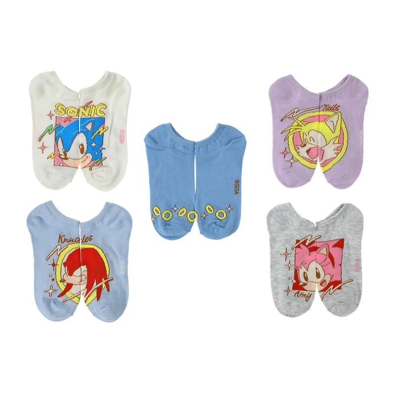 Juniors Sonic The Hedgehog™ No-Show Socks 5-Pack