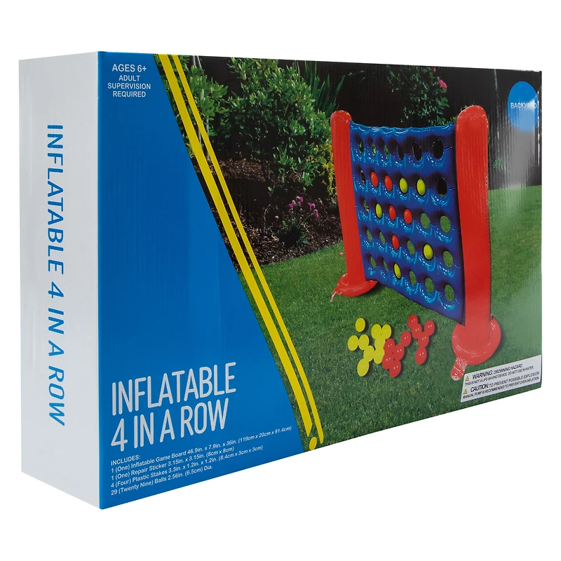 Inflatable 4-In-A-Row Game 36in x 46.9in