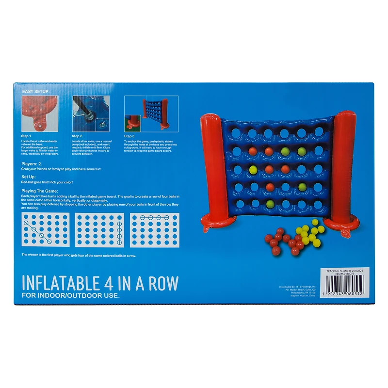 Inflatable 4-In-A-Row Game 36in x 46.9in