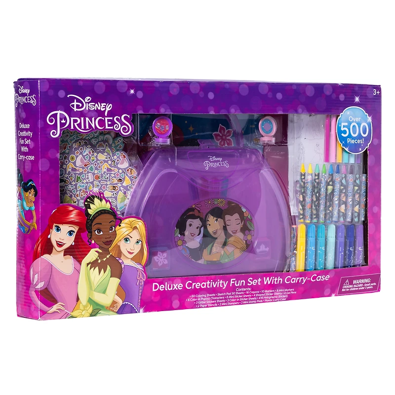 Disney Princess Deluxe Creativity Fun Set With 500+ Pieces