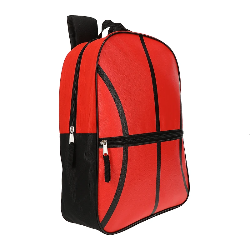 All-Over Sports Ball Print Backpack 16in