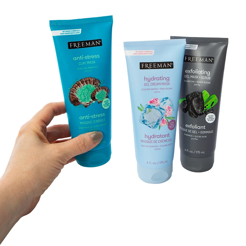 Freeman® Dreamy Deep Clean Face Mask Set 3-Piece