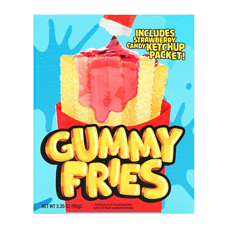 Gummy Fries With Candy Ketchup 3.35oz
