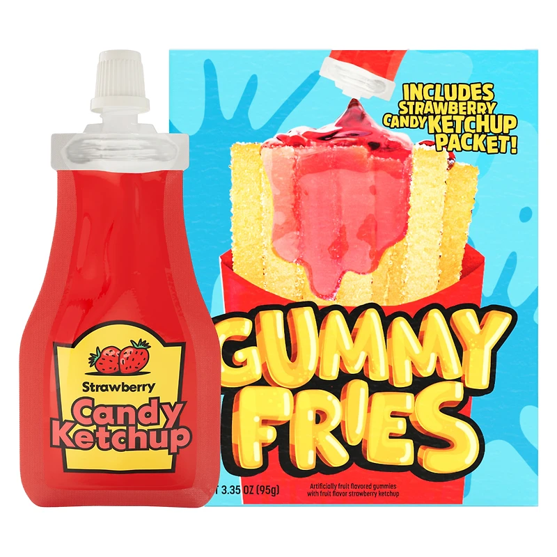 Gummy Fries With Candy Ketchup 3.35oz
