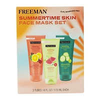 Freeman® Summertime Skin Face Mask Set 3-Count