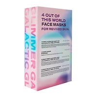 Freeman® Galactic Glimmer Face Mask Set 4-Piece