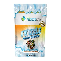 Fr'izzle Halo Drops Fruity Favorites Freeze Dried Candy 4oz