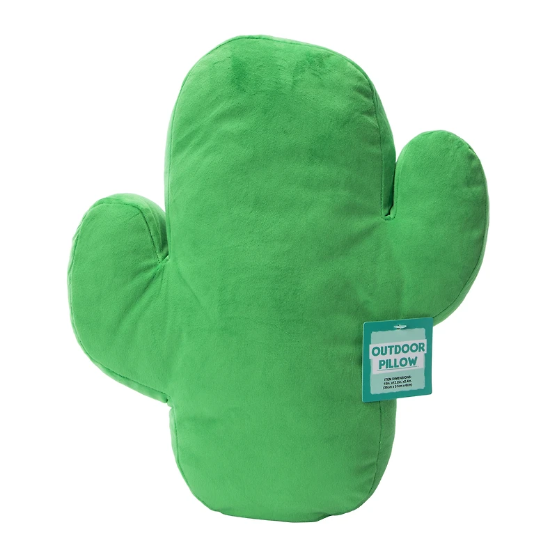Cactus Outdoor Throw Pillow 12.2in x 15in