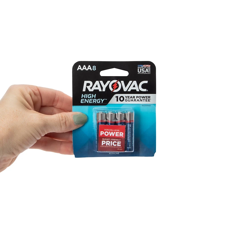 Rayovac® High Energy™ AAA Batteries 8-Pack