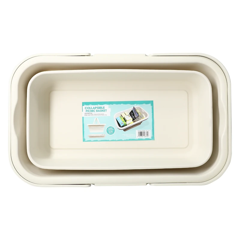 Collapsible Picnic Basket 18.5in x 11in