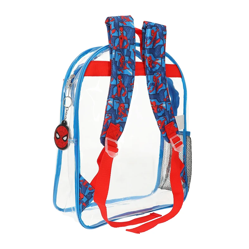 Spider-Man Clear Backpack 15in