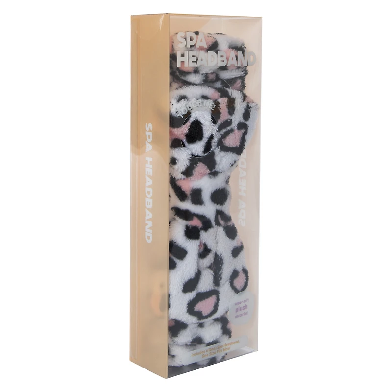 Plush Bow Spa Headband