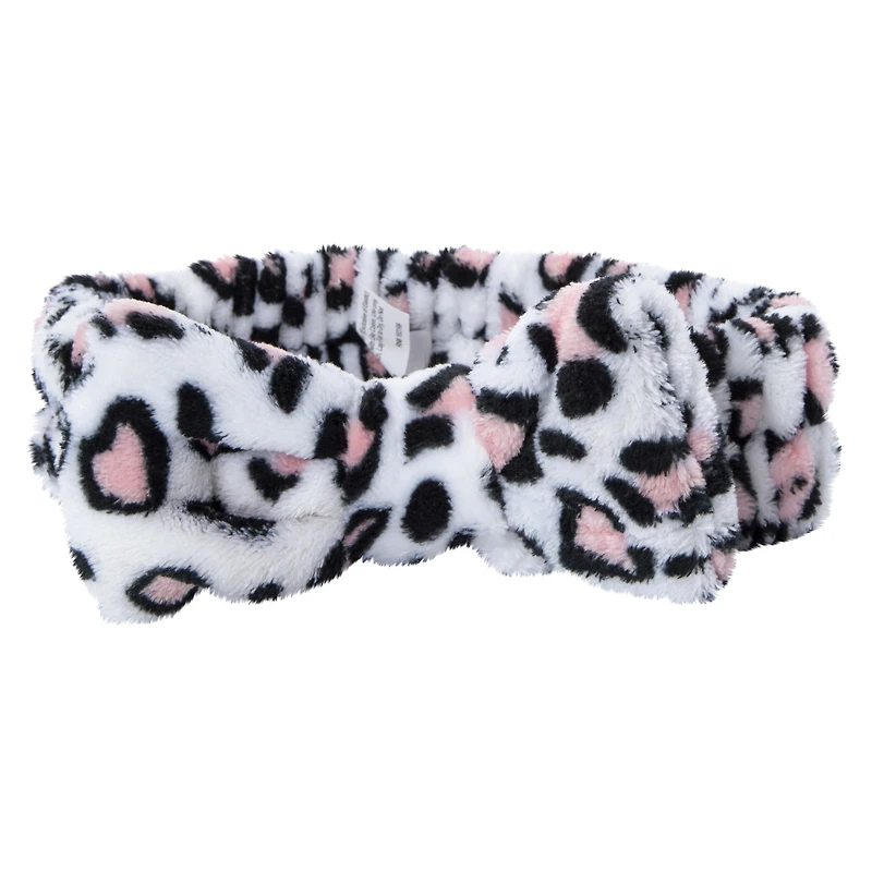 Plush Bow Spa Headband