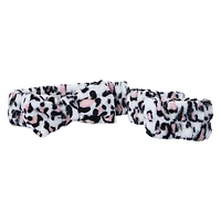 Printed Plush Spa Headband & Cuffs Set