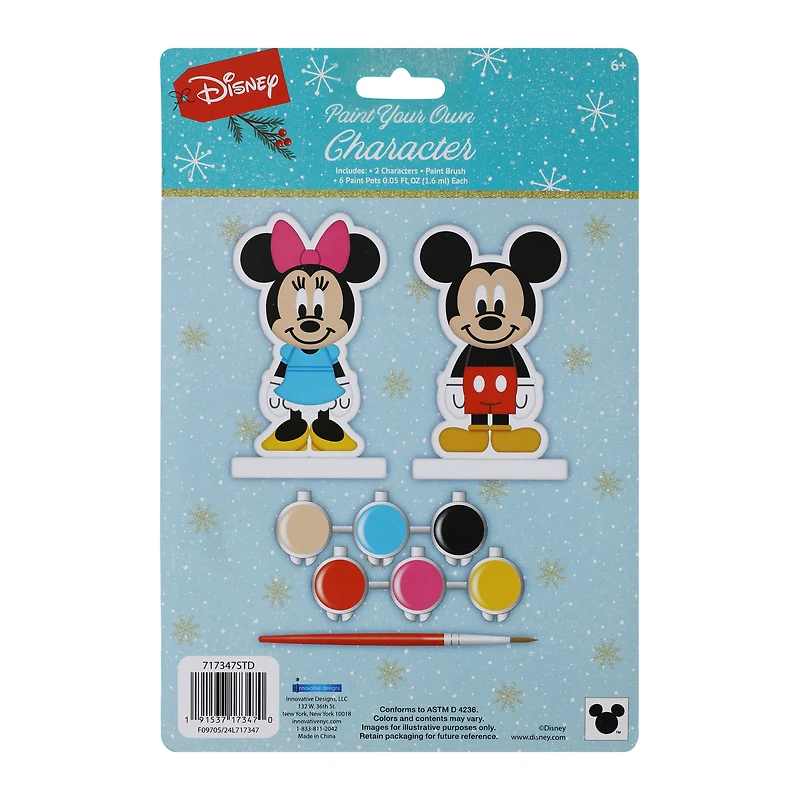 Disney Paint Your Own Character Ornament 2-Count