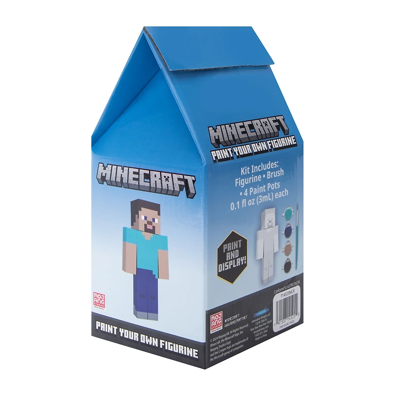 Minecraft Paint Your Own Figurine Kit